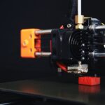3d printer in printing process