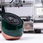3d printer near the model