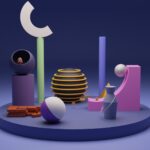 a lot of 3d models