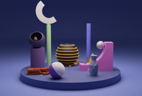 a lot of 3d models