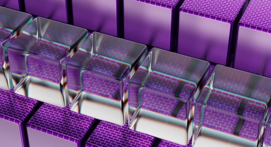 glass cubes